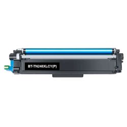 Toner Compatible - Brother TN248XL Cyan Cartucho de Toner Generico - Reemplaza TN248XLC